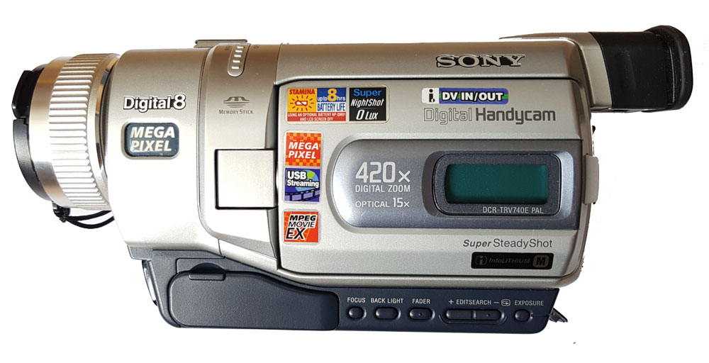 Abspielgerät leihen Hi8, Video 8 Camcorder mieten Galfe Medienproduktion