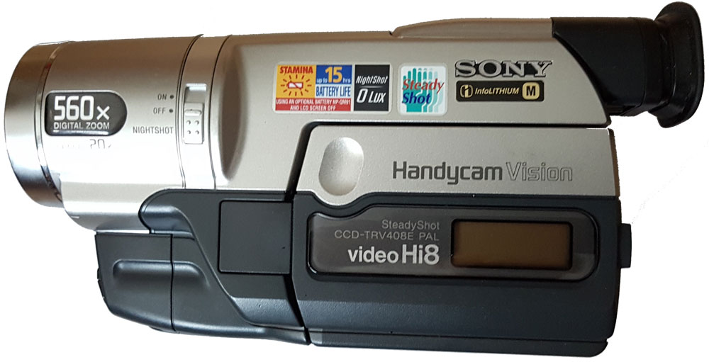 Abspielgerät leihen Hi8, Video 8 Camcorder mieten Galfe Medienproduktion